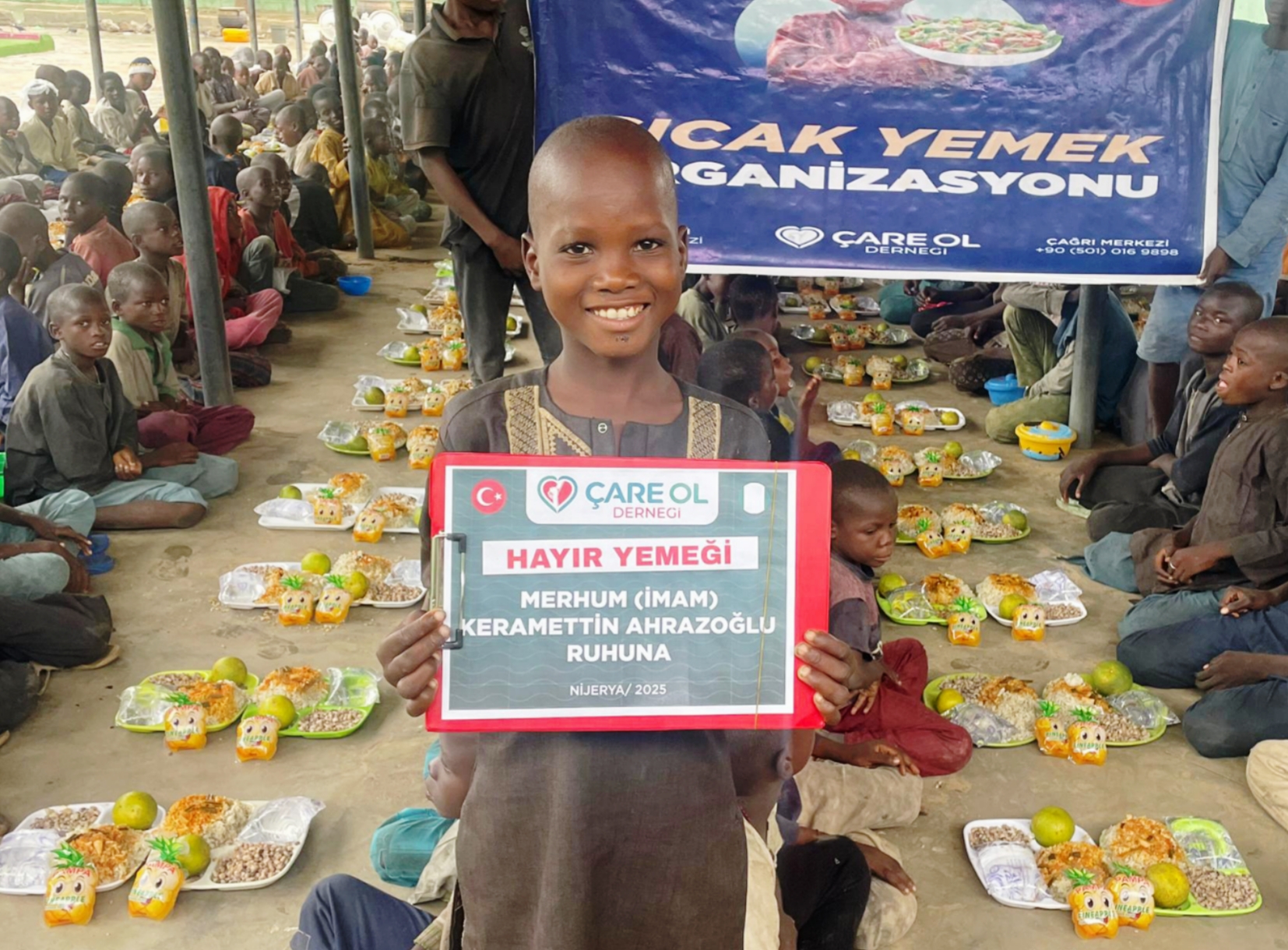 Afrika'da Hayır Yemeği Verdik