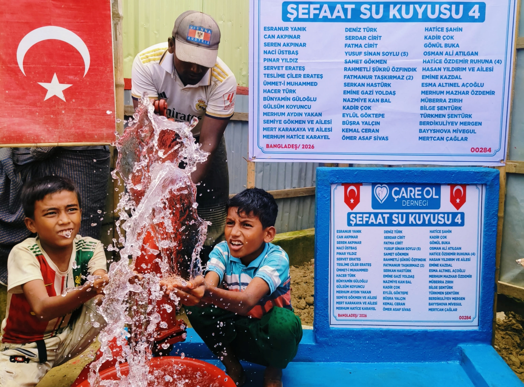 Bangladeş'te Şefaat 4. Su Kuyumuzu Açtık
