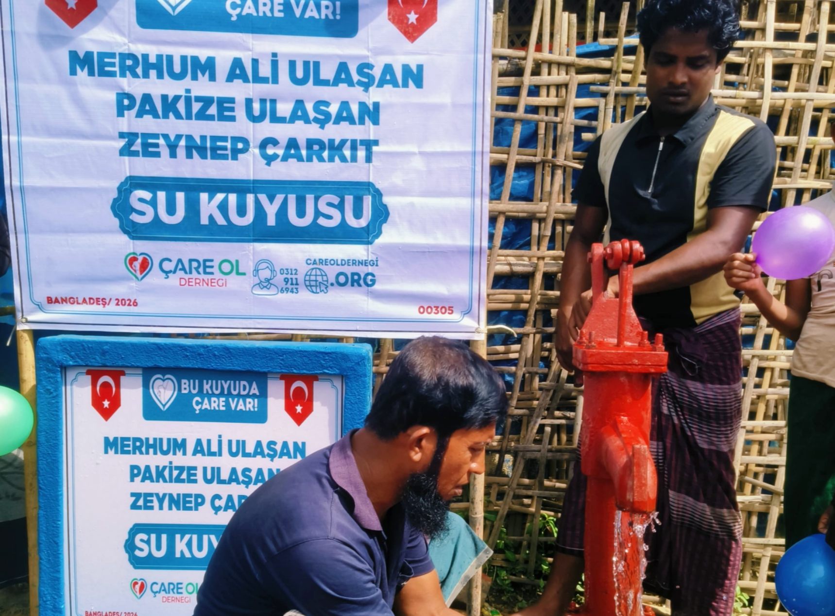 Ulaşan ve Çarkıt Aileleri Adına Su Kuyusu Açtık